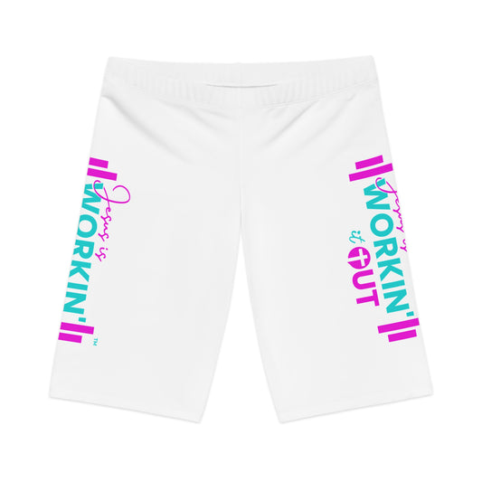 Ladies' Bike Shorts - White