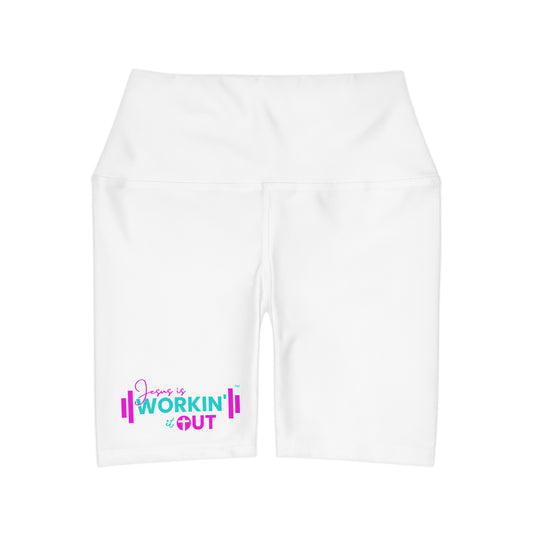 High Waisted Premium Yoga Shorts