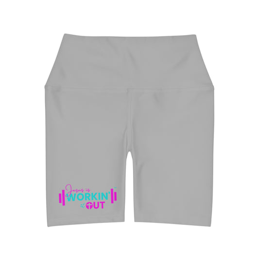 High Waisted Premium Yoga Shorts